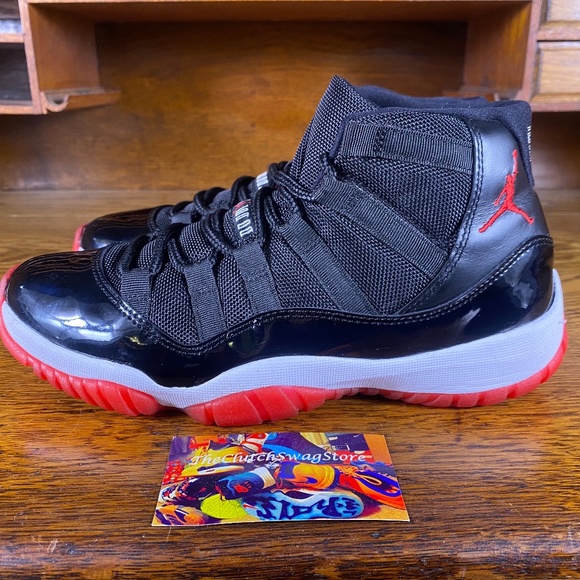 🔥💯Nike Air Jordan 11 Retro Bred Mens Size 7.5 - Picture 5 of 9